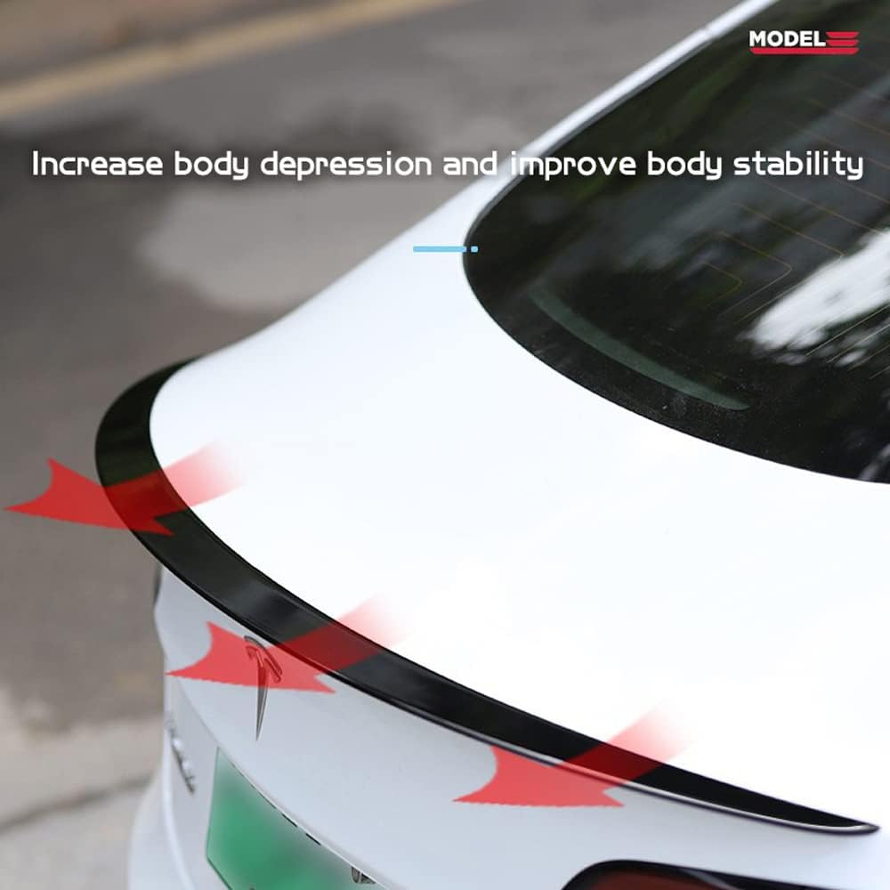 Real Carbon Fiber Rear Trunk Spoiler F706475