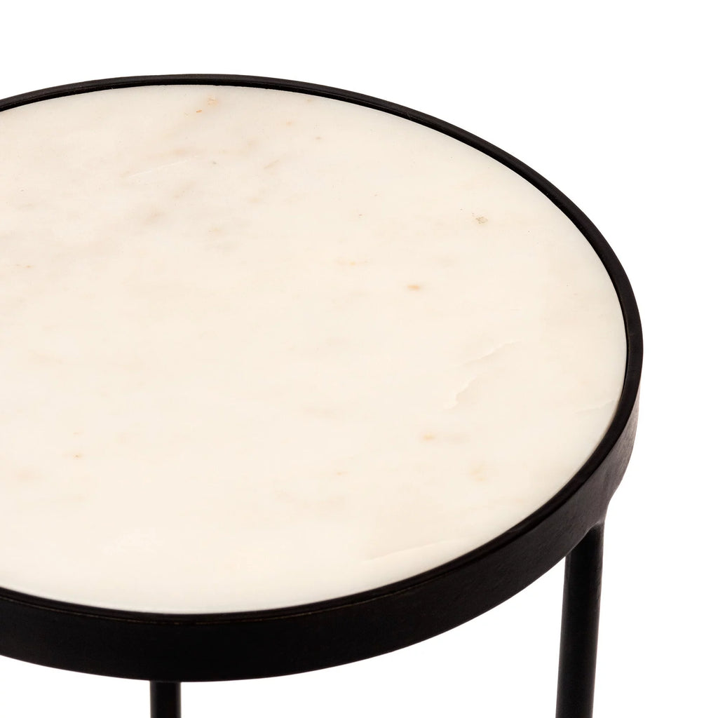 Round Marble Nesting Tables I387