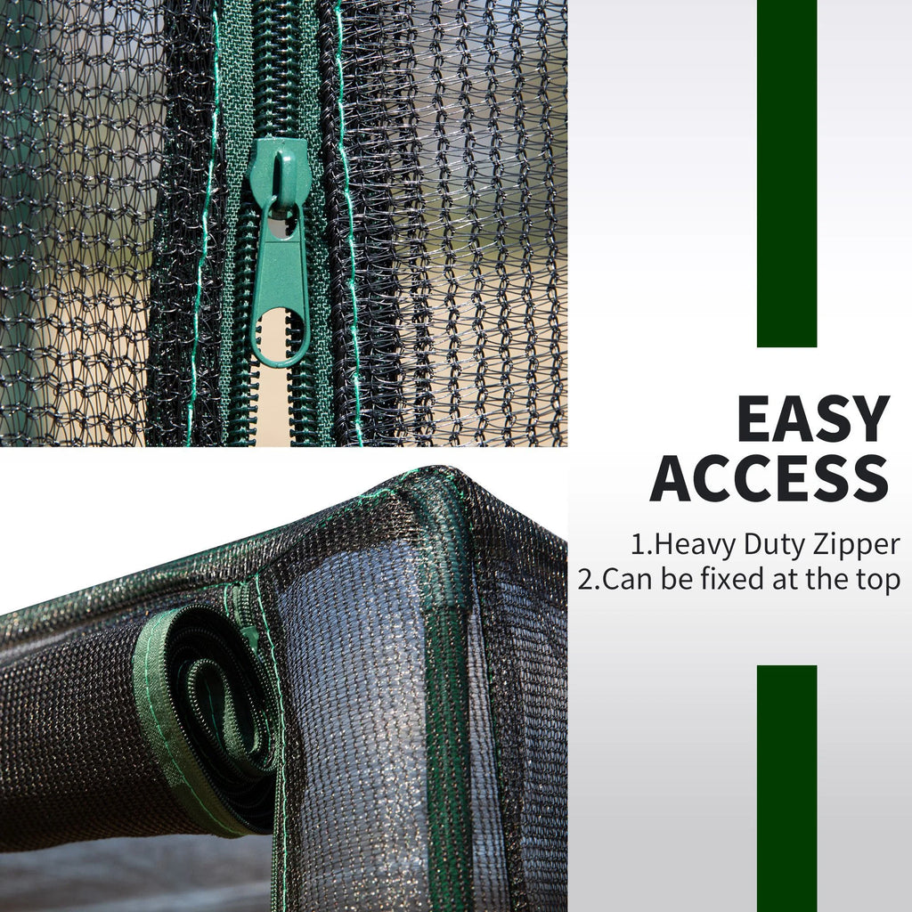 Outdoor Walk-in Crop Cage with HDPE Cover R3667