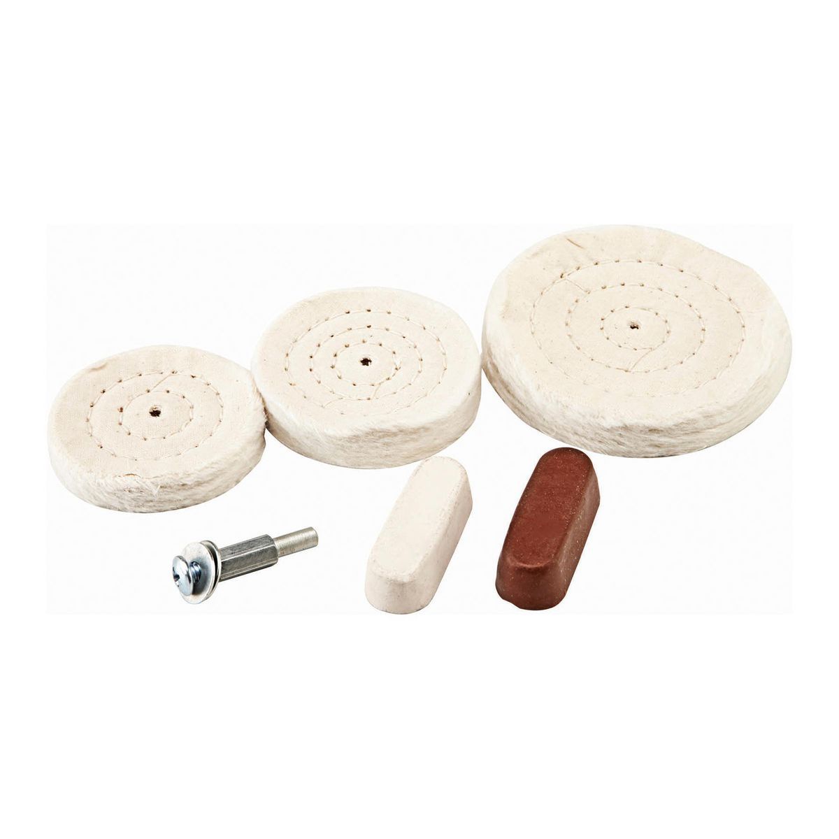 Polishing and Buffing Kit with 1/4 In. Shank, 6-Piece D251