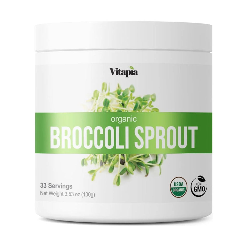 Organic Broccoli Sprout Powder, Non GMO, Gluten Free, 33 Servings Z866391