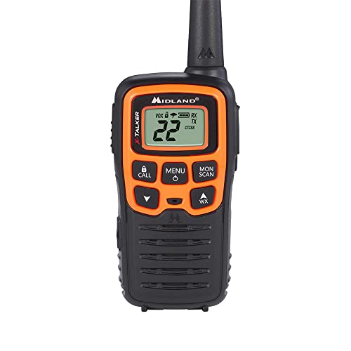 Black/Orange FRS Two Way Radio 2 Pack D829381