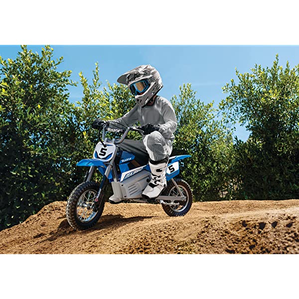 Yellow Electric Motocross Off-Road Bike W59191