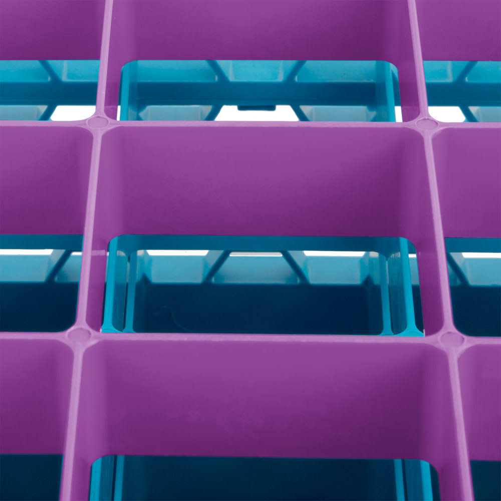 25 Compartment Lavender Glass Rack with 4 Extenders A1468
