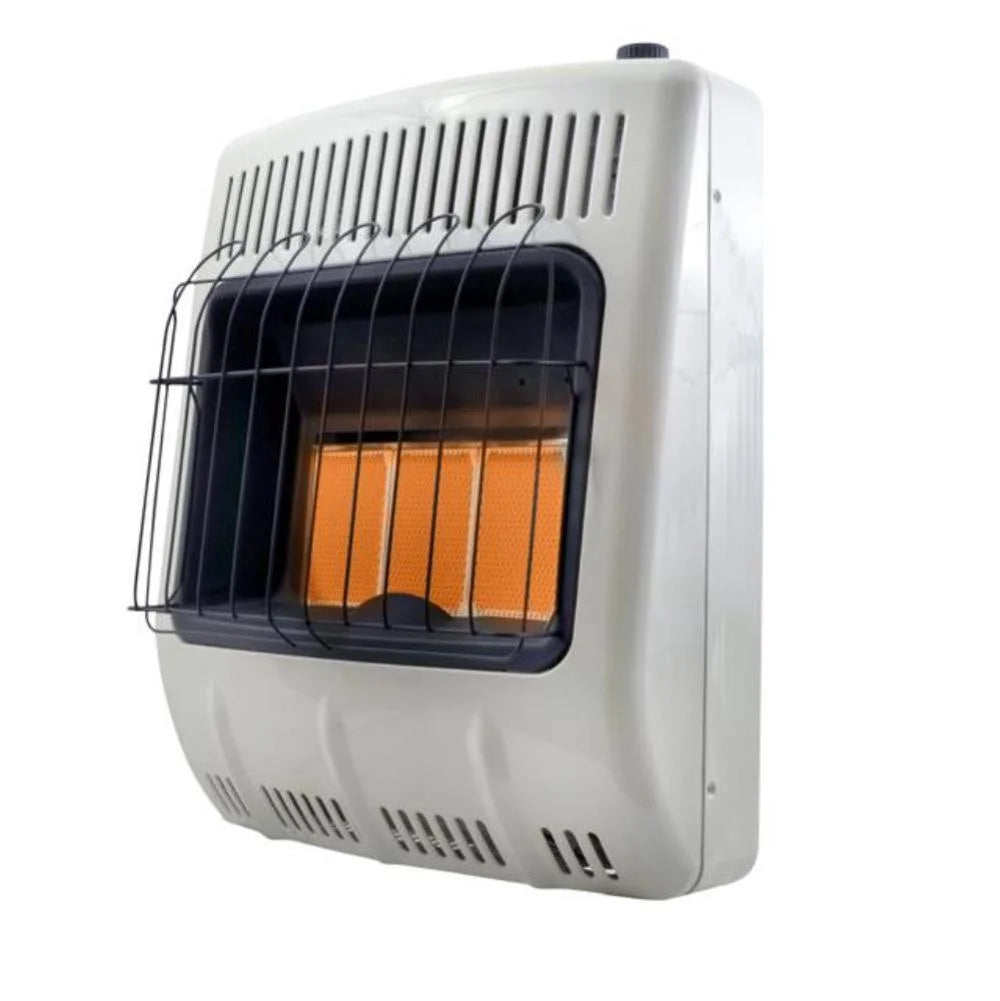 20000 BTU Vent-Free Radiant Natural Gas Heater with Thermostat and Blower N51361