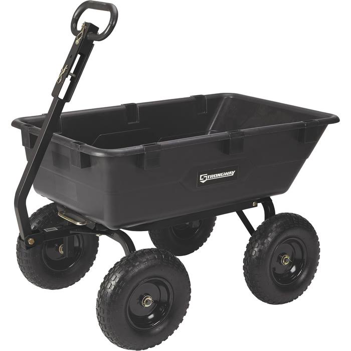 Poly Garden Wagon, 1,200-Lb. Capacity W79404
