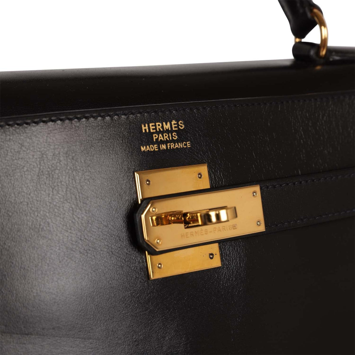 Black Leather Handbag K4535