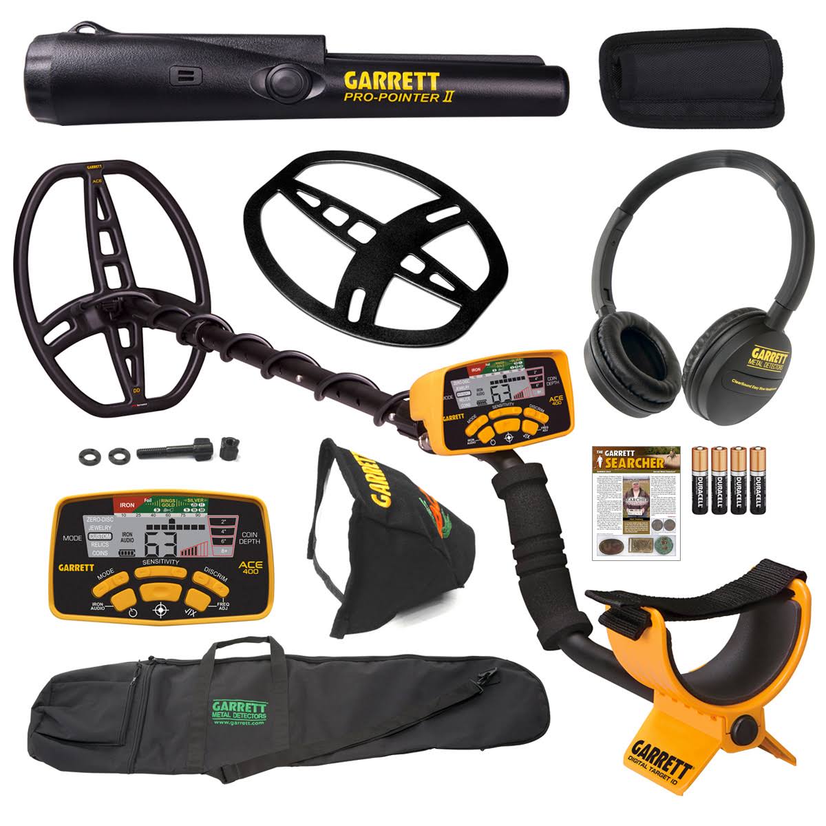 Metal Detector with Waterproof Coil and Carry Bag F75697