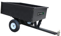 400LB Heavy Duty Steel Dump Cart 10-Cubic Feet Capacity Utility Trailer with Removable Tailgate Q1296