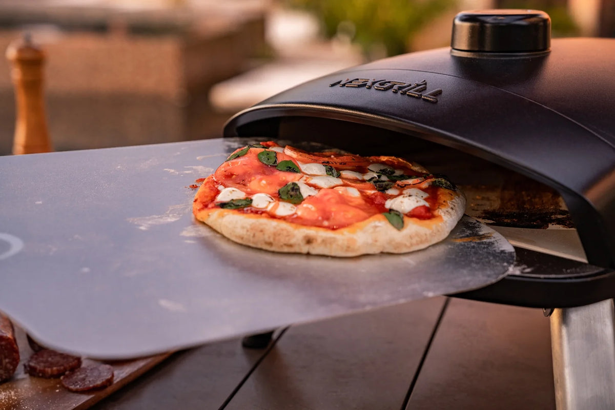 Propane Gas Outdoor Pizza Oven, Cast Aluminum, 14,000BTUs, Portable, Tabletop H829