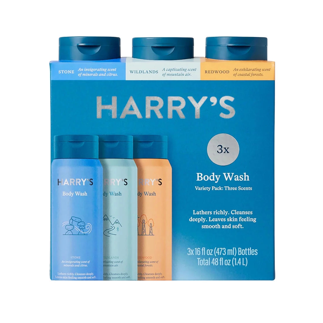Body Wash Variety Pack, 3 pk./16 fl. oz. B4527
