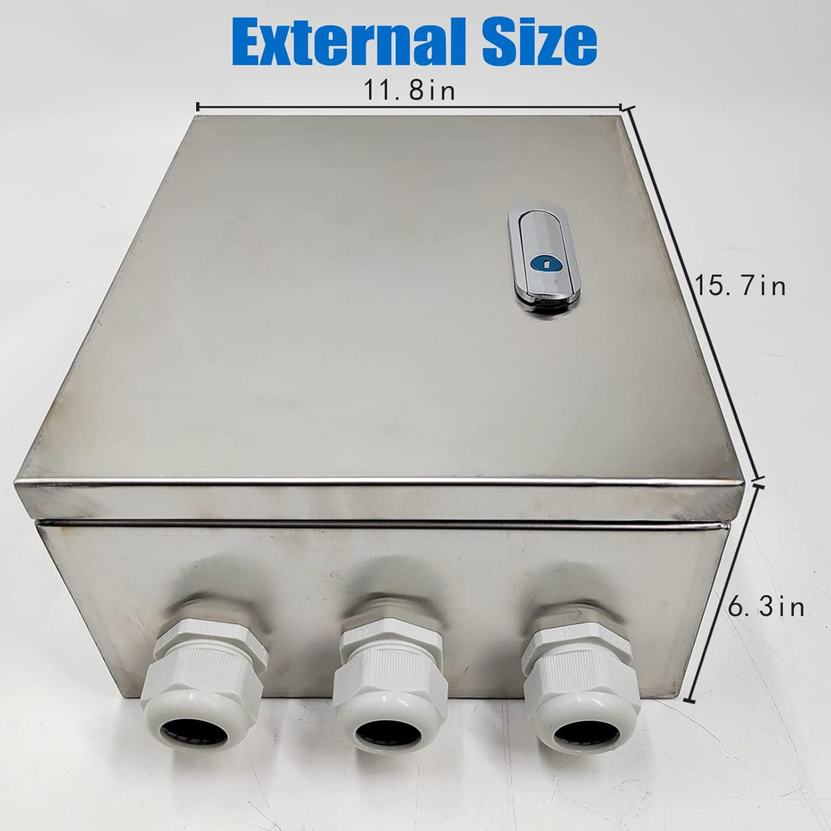 201 Stainless Steel IP65 Waterproof Junction Box with Lock N7945