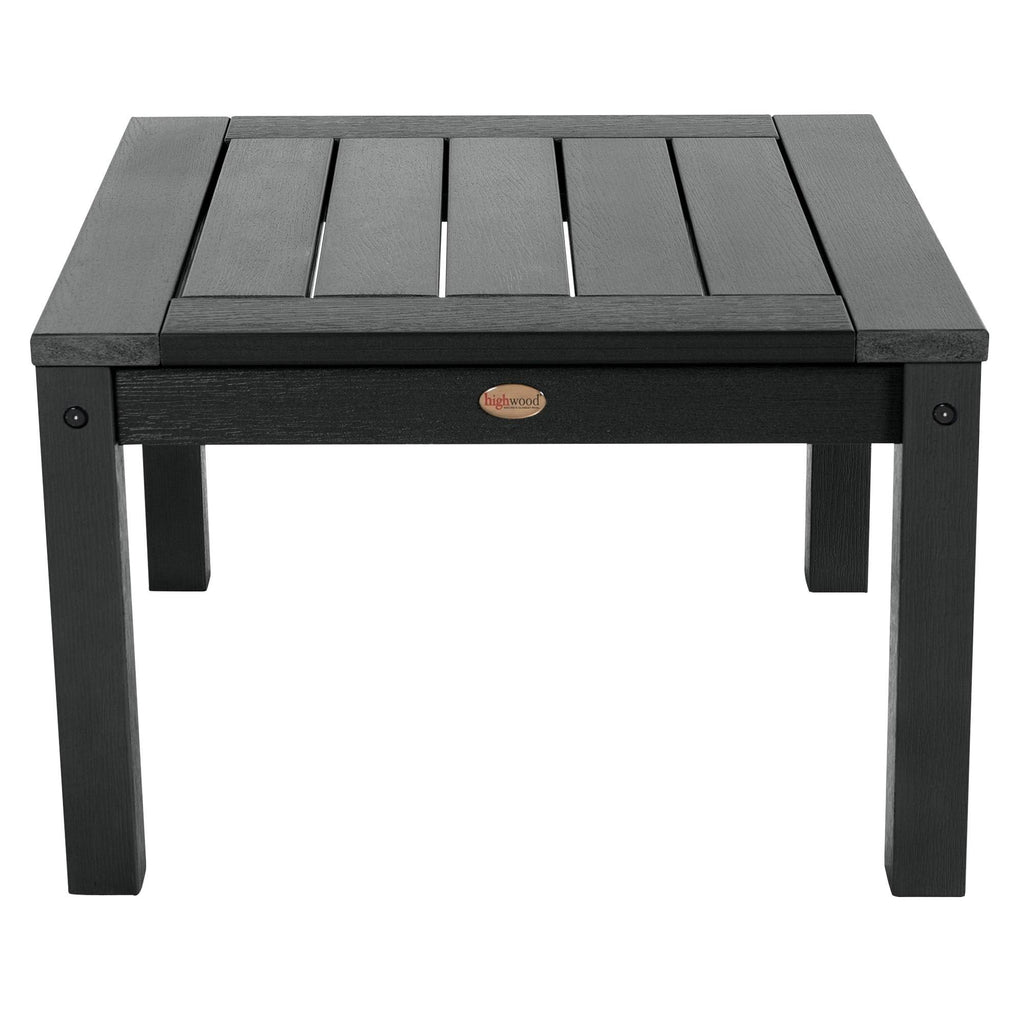 Blue Marine-Grade Synthetic Wood Side Table Y625011