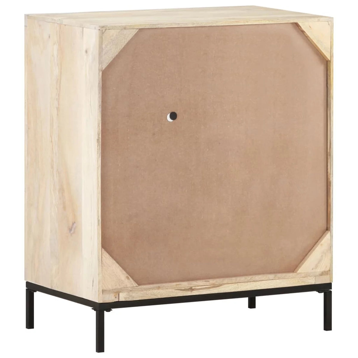 Solid Mango Wood and Natural Cane Sideboard L97305