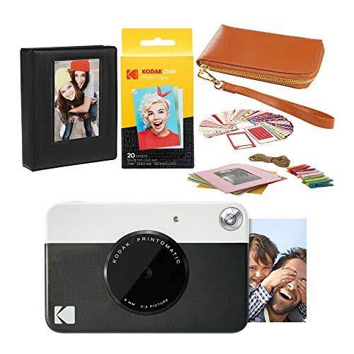 Grey Instant Print Camera Travel Case Bundle X282