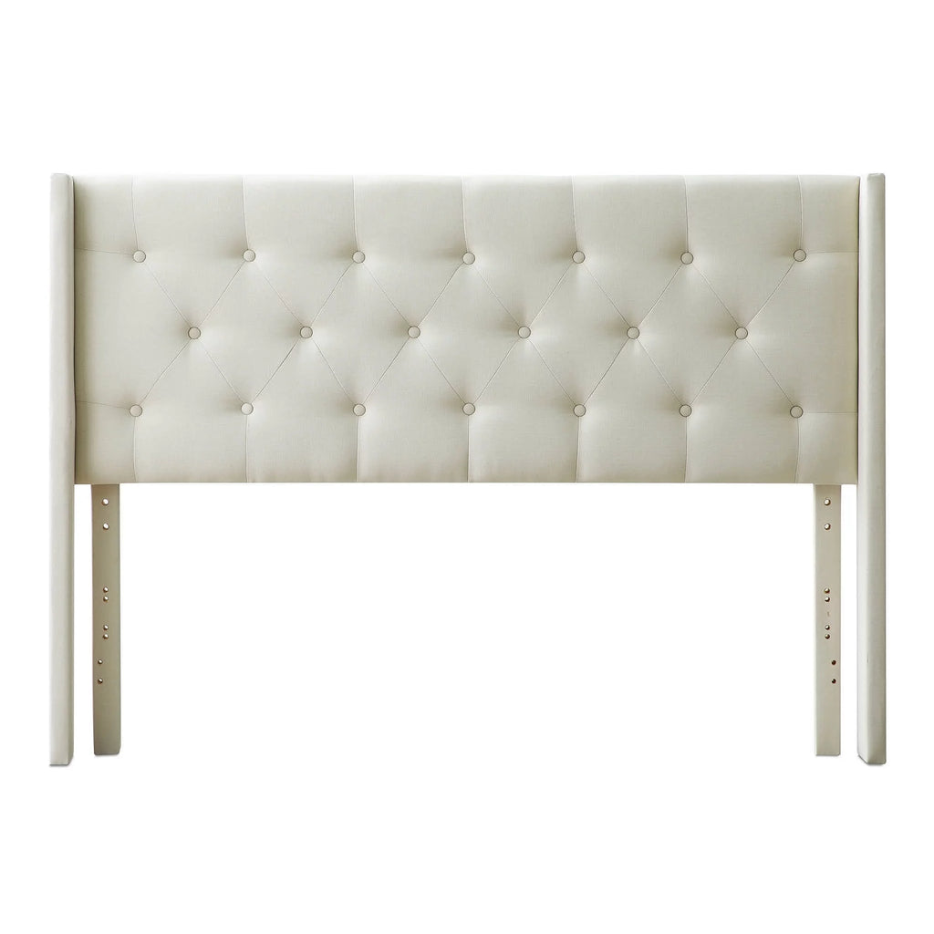 King Cal King Cream Upholstered Headboard M95297