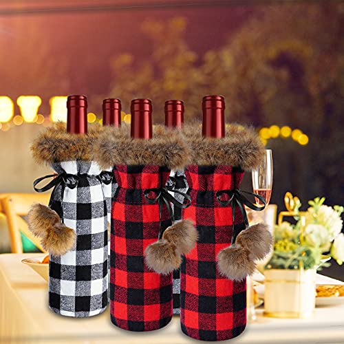 6 Pack Christmas Wine Bottle Cover K7803
