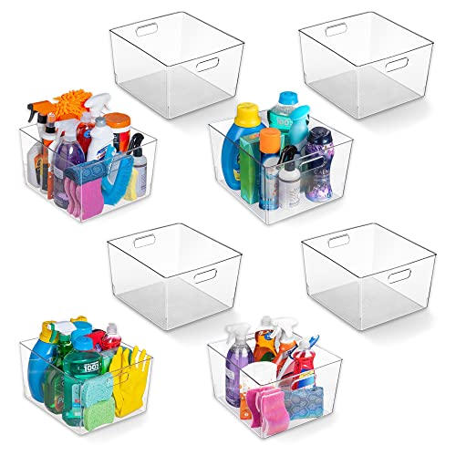 Clear Plastic Storage Bins 2 Pack N756881