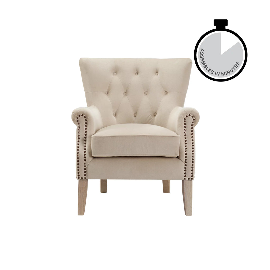 Beige Accent Chair X76300