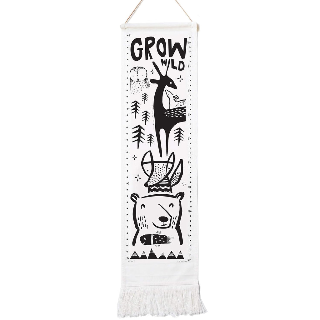 Ocean Canvas Growth Chart - Wall Hanging Height Chart for Kids - (44x13 Inches) Pack of 2 Z6451