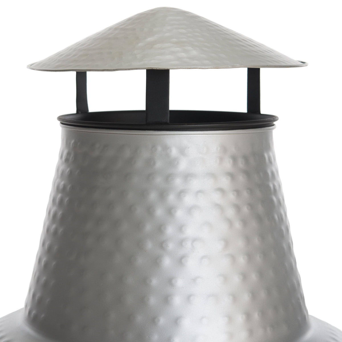 Silver Black Chiminea W840979