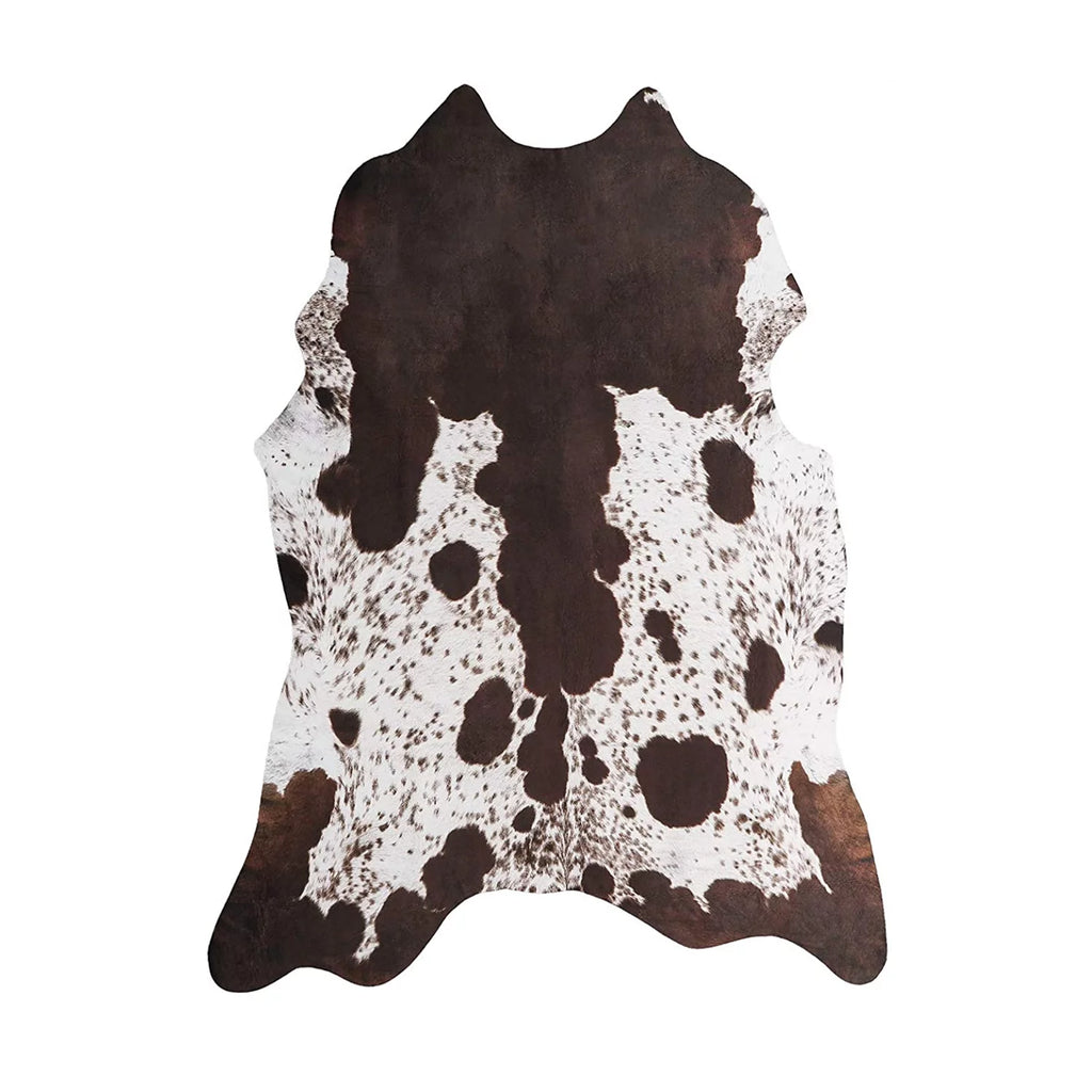 Faux Leather Animal Print Rug 5.2ft × 6.2ft H81863