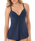Midnight Blue Underwire Tankini Top W341274