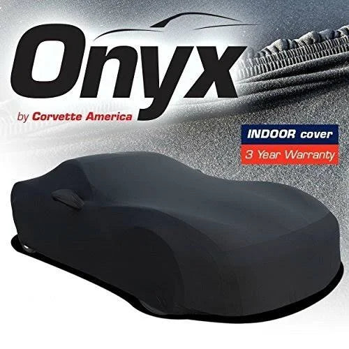 Onyx Black Satin Custom Fit Stretch Indoor Car Cover U74810