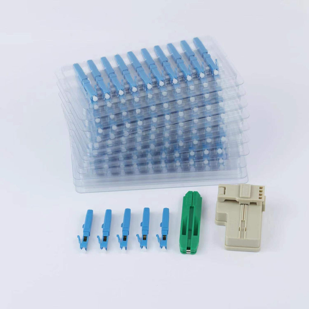 100pcs Fiber Optic Quick Connector with Matched Tools I8983