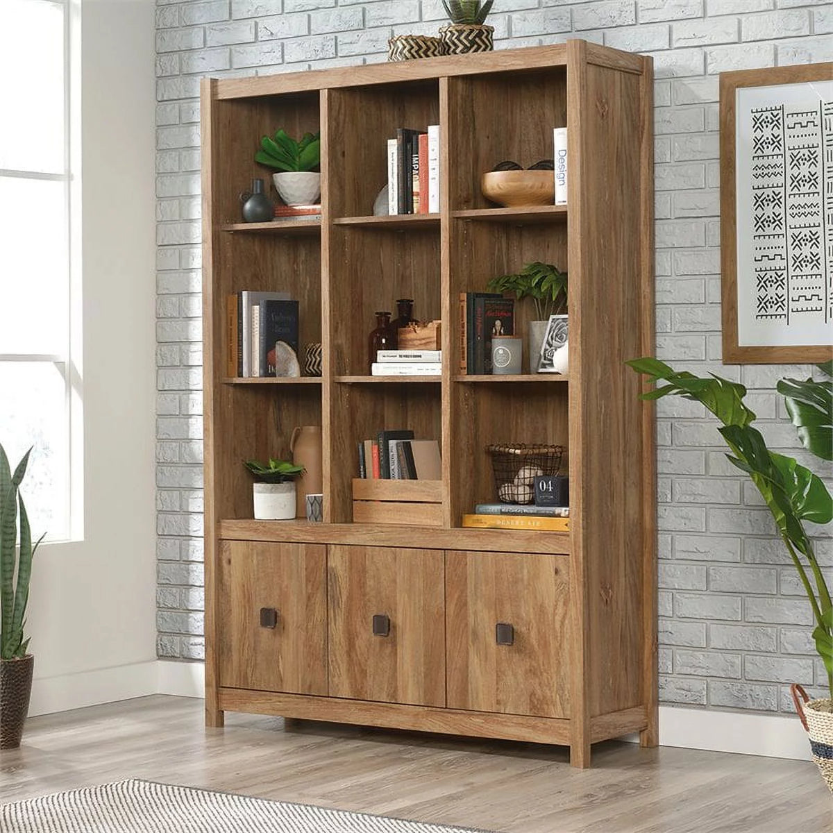 9-Cubby Engineered Wood Bookcase N7173