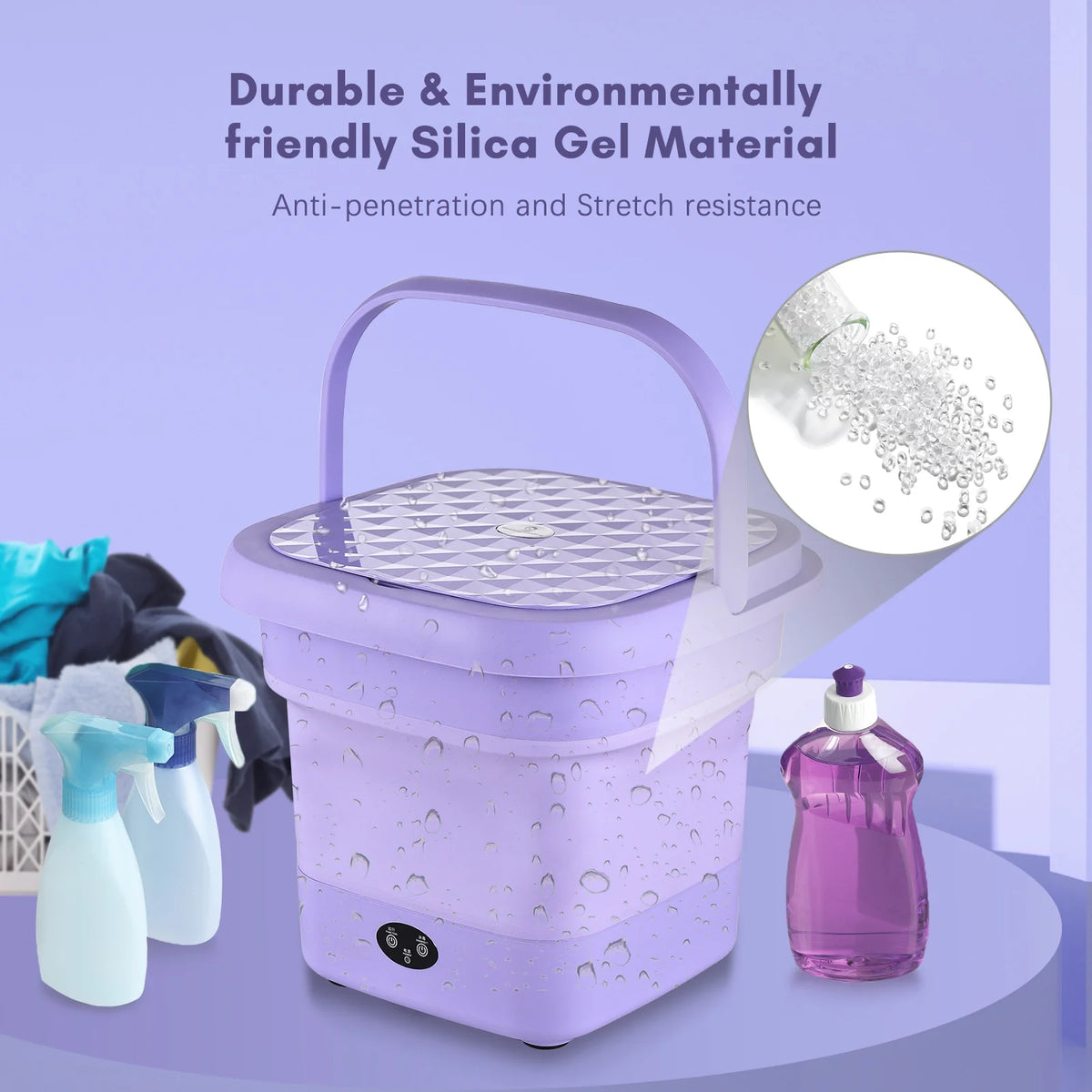 Portable Laundry Washer Bucket O1535