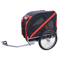 Pet Bike Trailer Red Black V62274