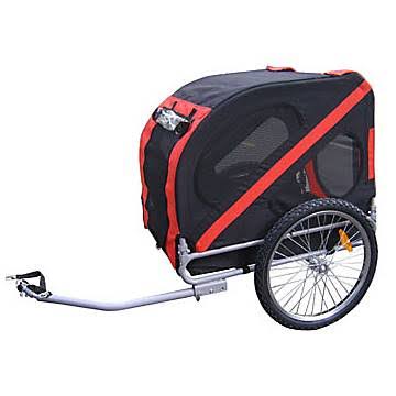 Pet Bike Trailer Red Black V62274