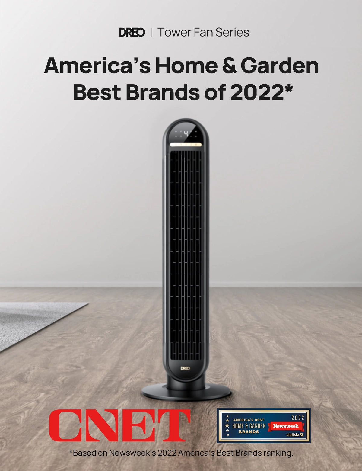 36 Standing Floor Fan with Remote N76900
