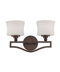 English Bronze 2 Light Bath Bar A42999