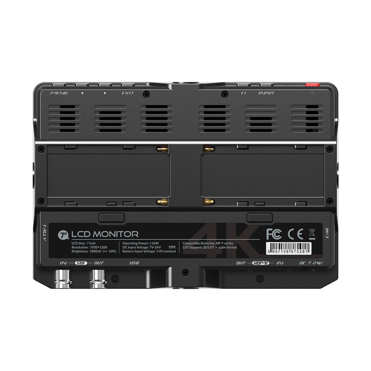 7x22 4K HDMI/3G-SDI On-Camera Monitor S9915