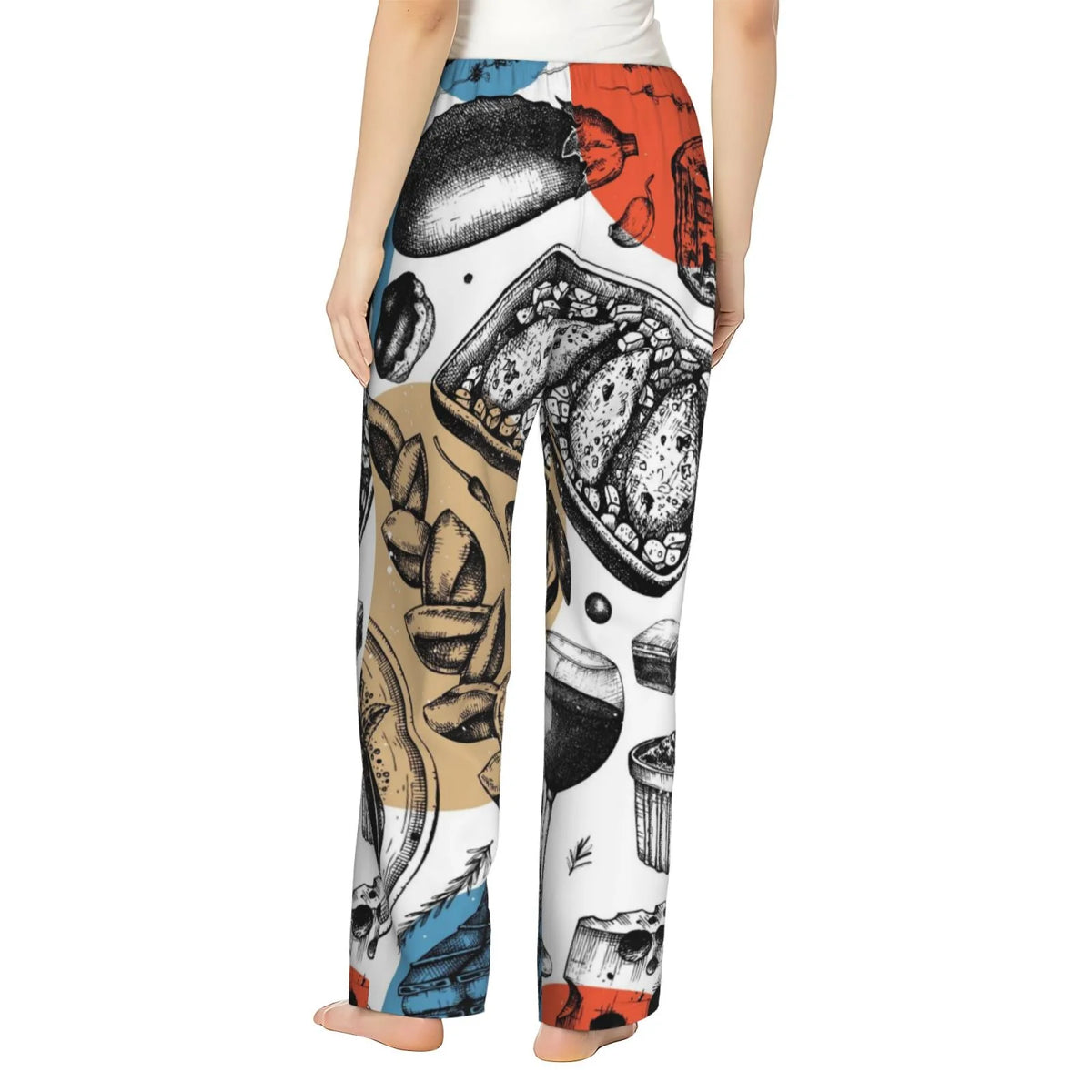 Women's Pajama Pants with Pockets K7101
