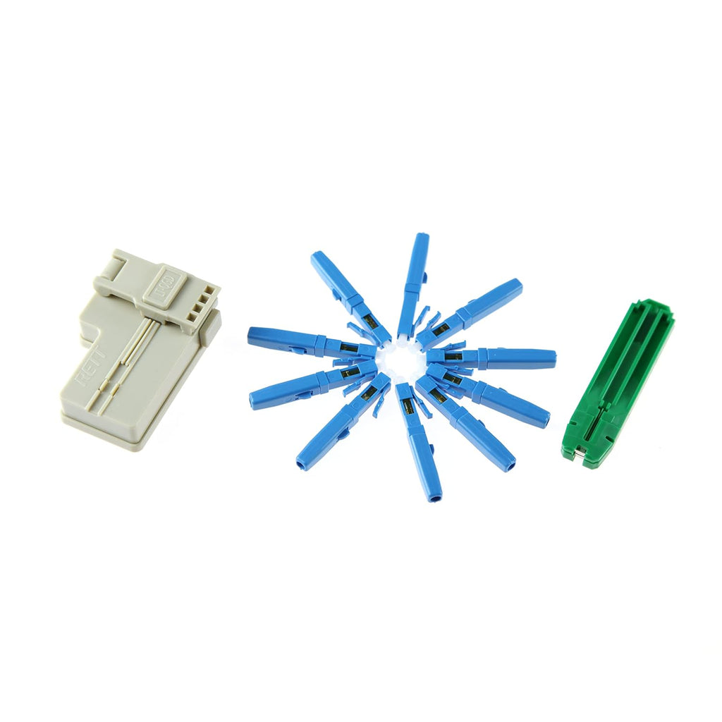 100pcs Fiber Optic Quick Connector with Matched Tools I8983