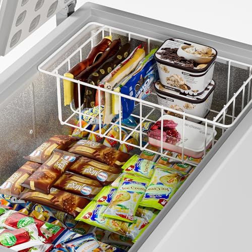 Pearl White Freezer Wire Baskets O3144