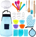 26 Pcs Kids Baking Set with Chef Hat and Apron U6383