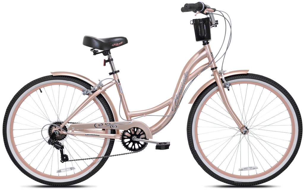 26 in. Rose Gold Women's Cruiser Bike R9874
