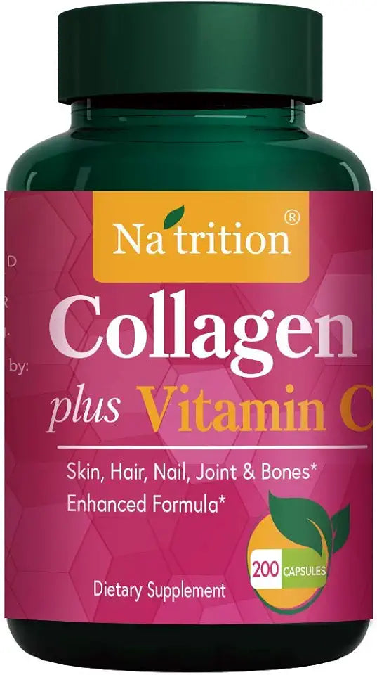 Collagen Plus Vitamin C Capsules 200 Capsules C951208