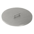 Stainless Steel Cover for 25x22 Round Drop-in Fire Pit Pan C1683