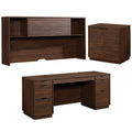 3-Piece Credenza Desk & Hutch & Utility Stand M747465