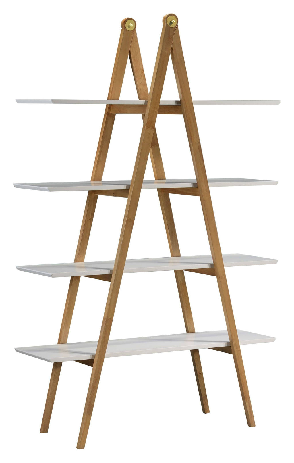 White Multi-Toned Bookcase Y88377