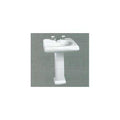 White 8 inch Pedestal Lavatory R2580
