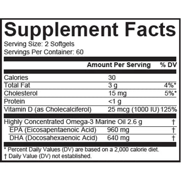 Omega 3D Lemon H436541