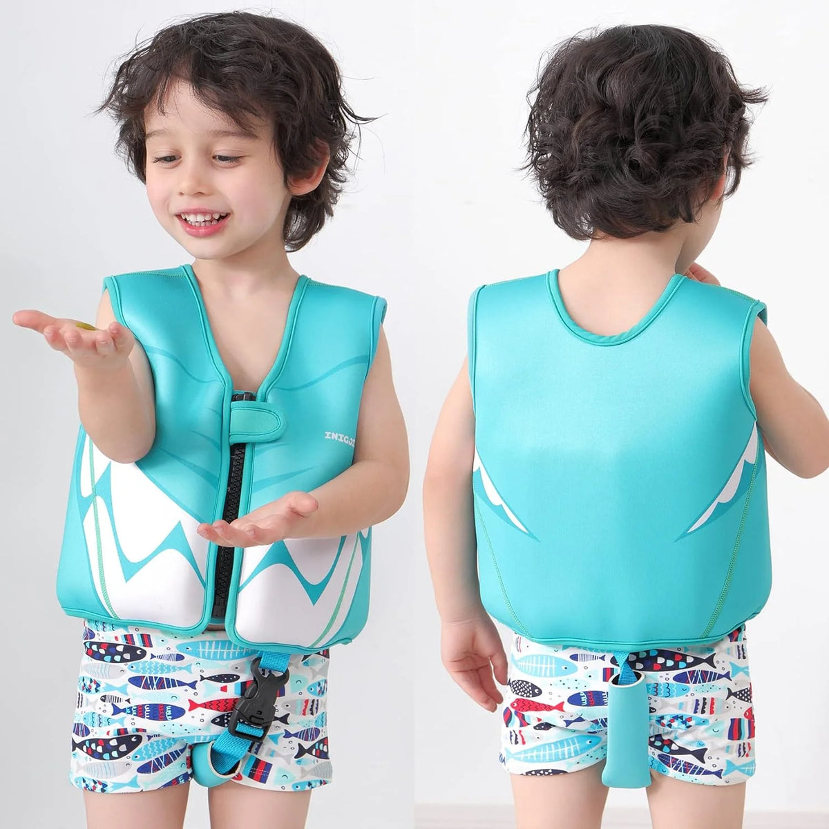 Toddler Swim Vest with Adjustable Safety Strap M212
