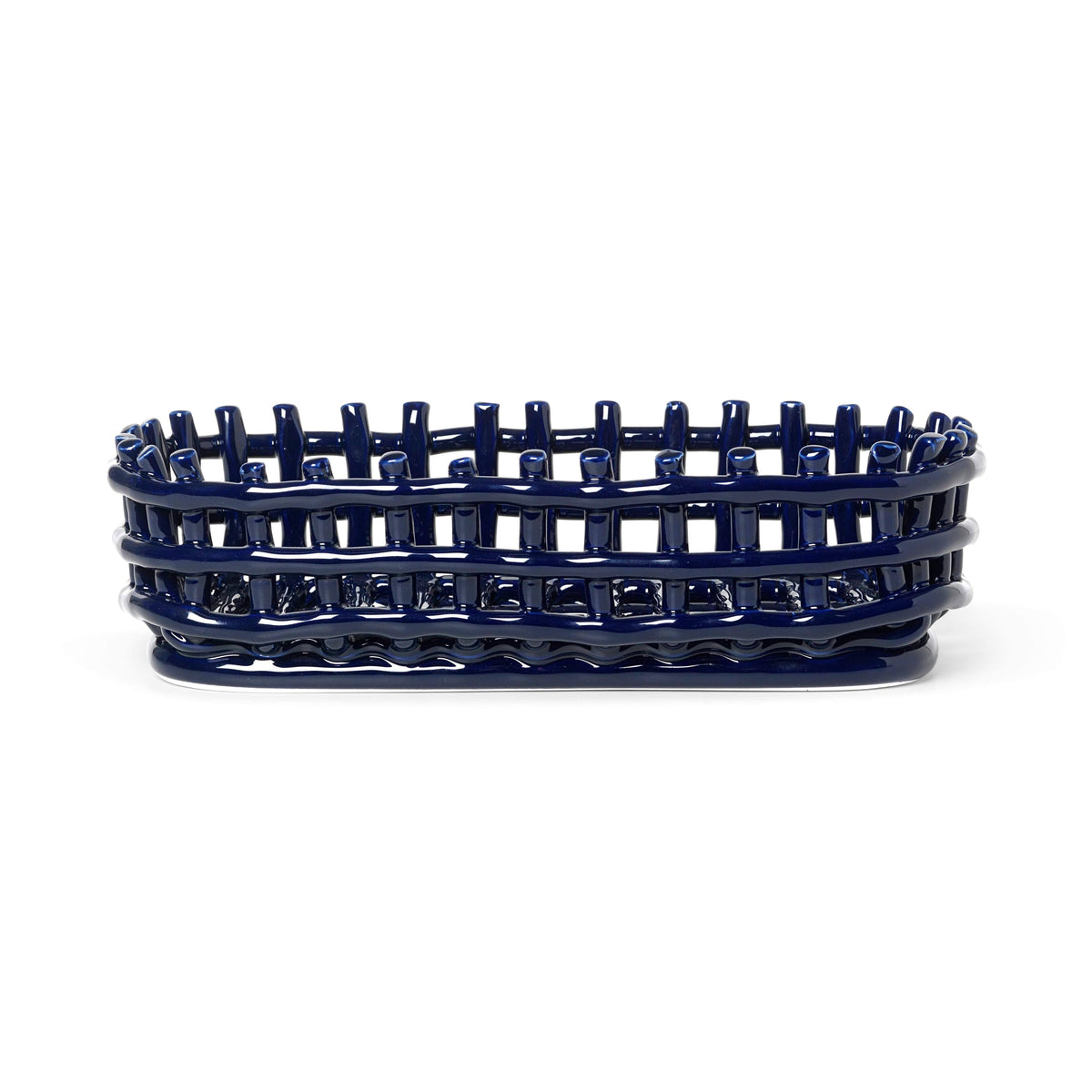 Ceramic Basket Oval G238121