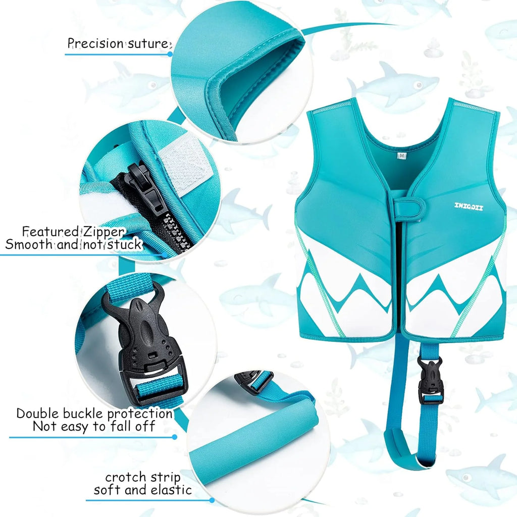 Toddler Swim Vest with Adjustable Safety Strap M212